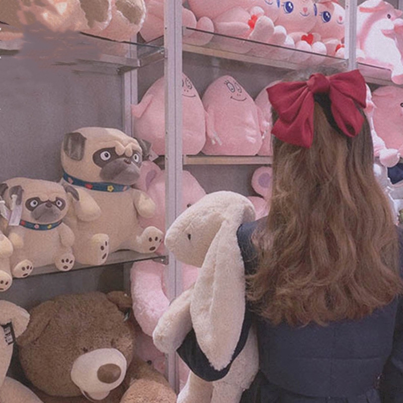 Kẹp Tóc Nơ Màu Đỏ Thời Trang Nữ Tính