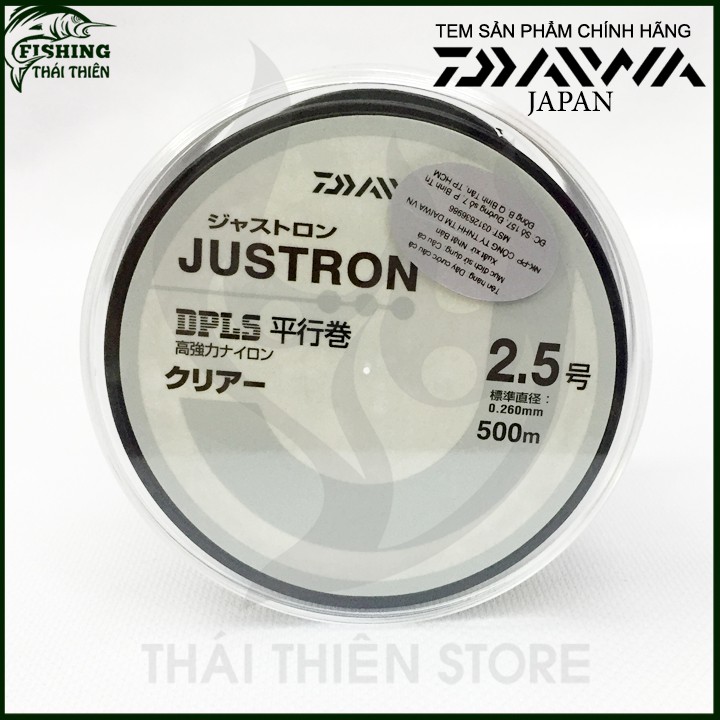 Cước câu cá Daiwa Justron