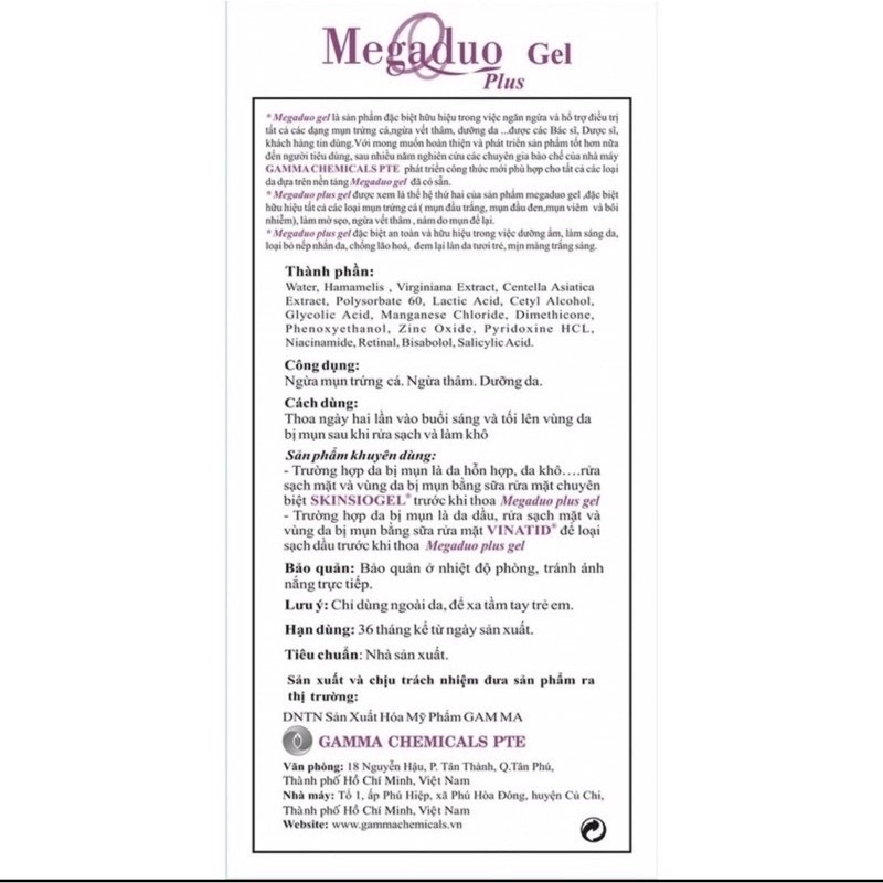 ✅[Chính Hãng] MEGADUO Bản Plus 15g Retinal 1.0 - Giảm Mụn Thâm, Trứng Cá, Dưỡng Da - New | BigBuy360 - bigbuy360.vn