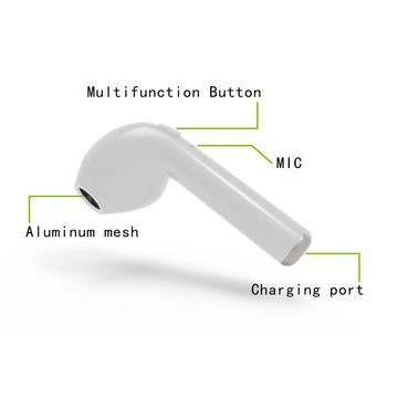 Tai nghe Bluetooth, I7 TWS Tai nghe không dây với Mic (Một bên phải)
