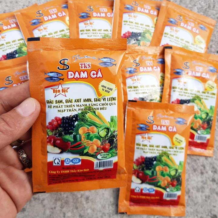Phân Bón Lá Đạm Cá Hữu Cơ - Đậm Đặc: Mập Thân, Vượt Ngọn, Xanh Lá, Lớn Trái