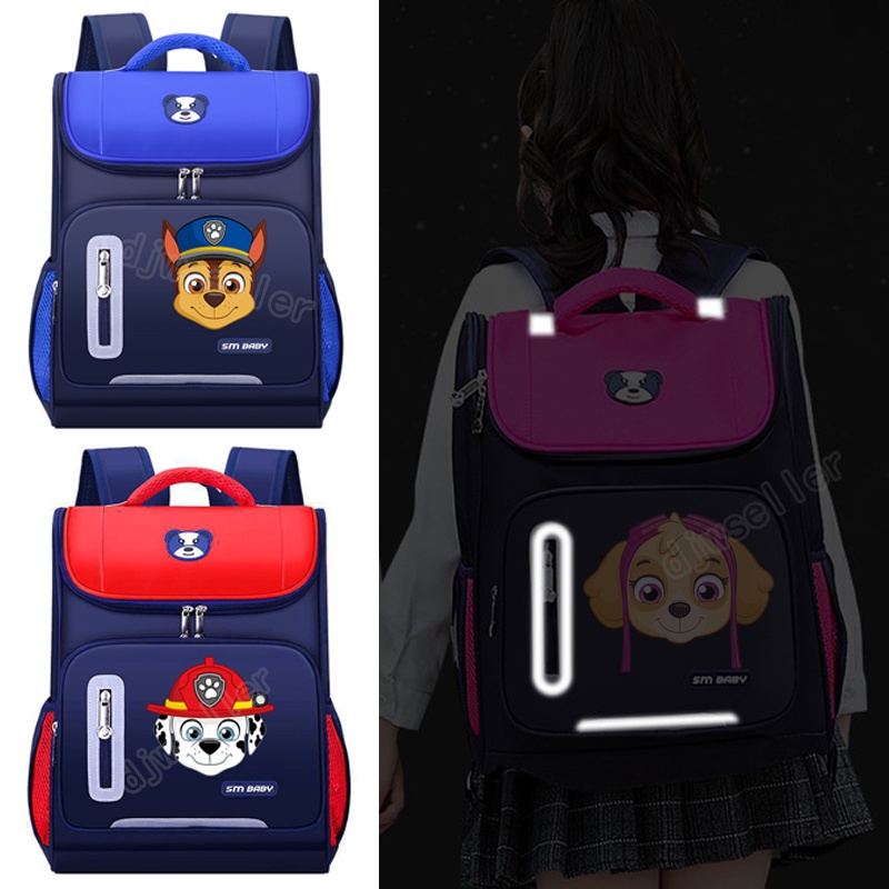 Balo Đi Học Cỡ Lớn Chống Thấm Nước In Họa Tiết Hoạt Hình Paw Patrol Dễ Thương Cho Bé