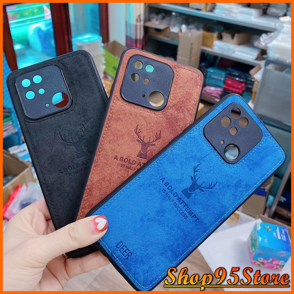 Ốp lưng Vải Deer Xiaomi Redmi 10C Poco C40 Redmi 10A Mi 13 pro cao cấp