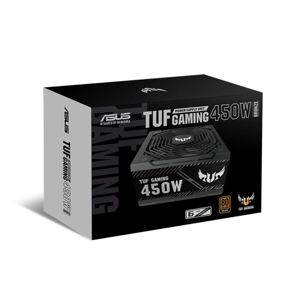 Nguồn Máy Tính ASUS TUF GAMING 450B 80 PLUS BRONZE 450W TUF-GAMING-450B New 100% Chính Hãng