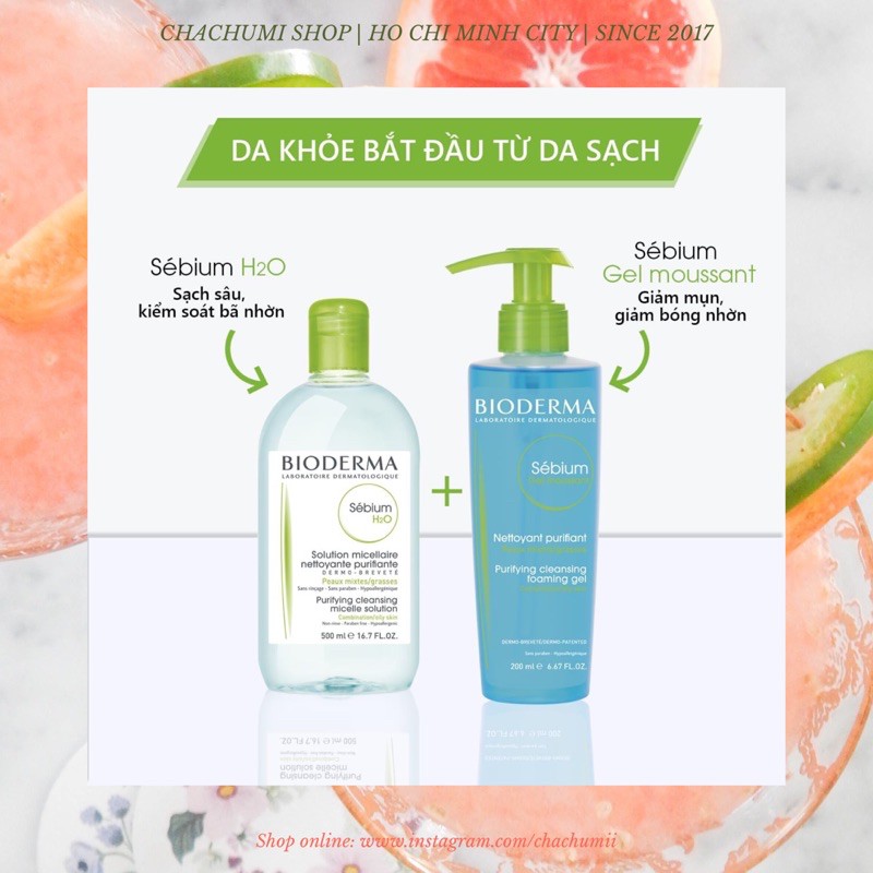 [BIODERMA] Nước Tẩy Trang Bioderma Hồng Và Xanh 100ml, 250ml, 500ml | BigBuy360 - bigbuy360.vn