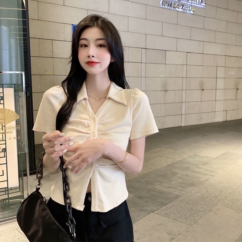 Áo Polo Sơ Mi Cách Điệu Xẻ Dưới Hai Màu Siêu Cá Tính (ASM015) ( Có Bigsize)( Có Sẵn-Giao ngay) | BigBuy360 - bigbuy360.vn