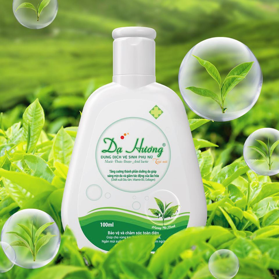 Dung Dịch Vệ Sinh Phụ Nữ Dạ Hương Trà Xanh mới 100ml