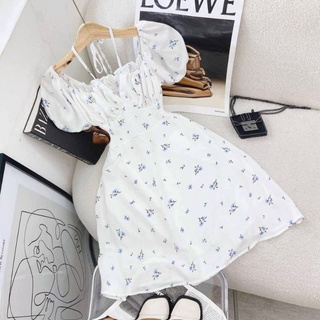 ĐẦM HOA RỚT VAI DÂY YẾM CHÉO CỔ