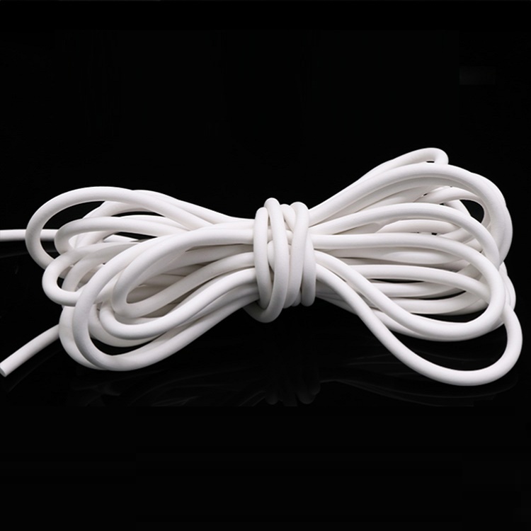 5Meter  Silicone Foam Round Strip  Dia 1/1.5/2/2.5/3/3.5/4/5mm  Sealing Gasket Sponge Strip Soundproof Seal White Cuộn Dây Xốp  Cách Âm Tiện Dụng