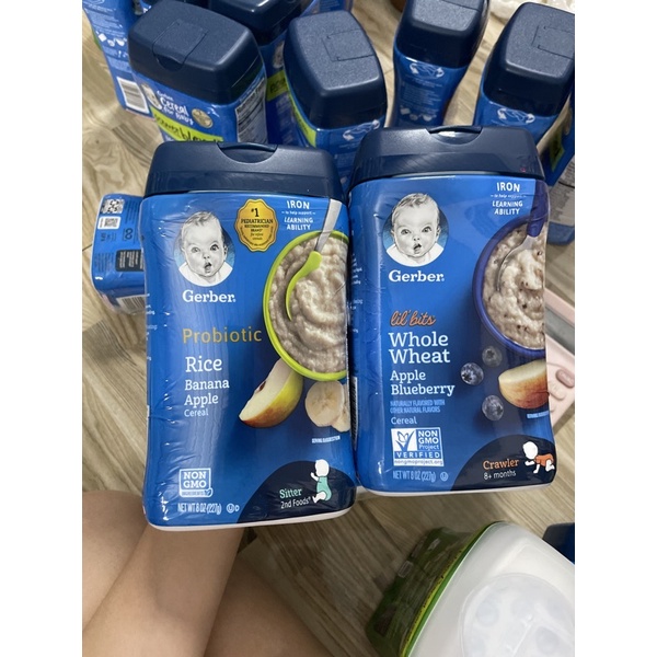Bột Ăn Dặm GerBer DHA Probiotic