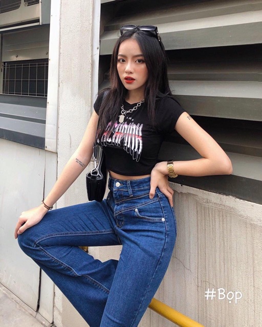 [ Mã WASTAPR giảm 10K đơn 50K] Áo croptop chữ in HSU1 | BigBuy360 - bigbuy360.vn
