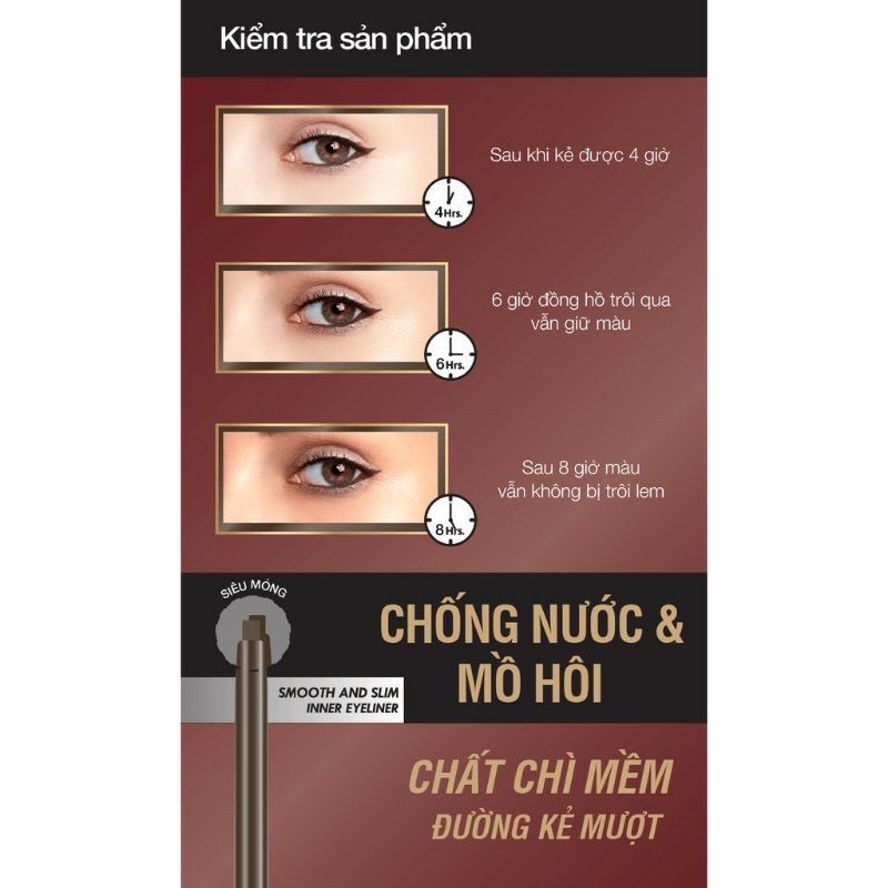 Bút sáp kẻ mắt Browit by Nongchat Thái Lan