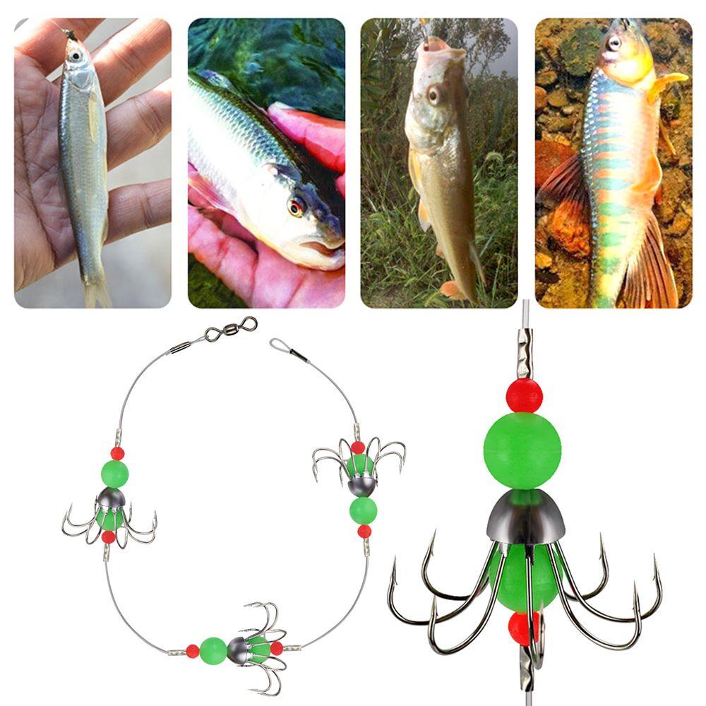 MUVAKO Dây Móc Câu Cá DIY Hình Con Mực