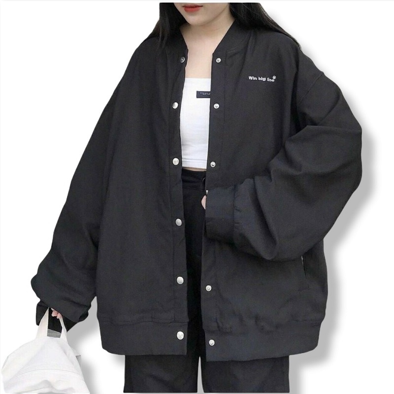 Áo Khoác Dù Bomber Cúc Bấm Siêu HOT ĐĂNG QUANG FASHION