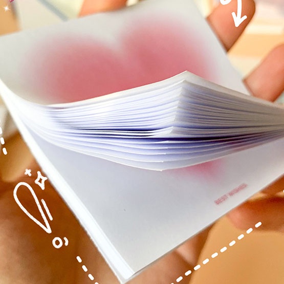 Giấy Nhớ Ghi Chú Note Pad Style Hàn Ngẫu Nhiên Mẫu