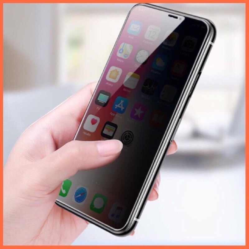 CHỐNG NHÌN TRỘM] CƯỜNG LỰC FULL MÀN CHỐNG NHÌN TRỘM DÀNH CHO IPHONE - HẠN CHẾ BÁM VÂN TAY- IP6 ĐẾN 12PROMAX