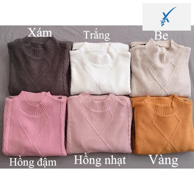(Xả thu vốn) Áo len bầu tay kẻ (có video, ảnh thật)