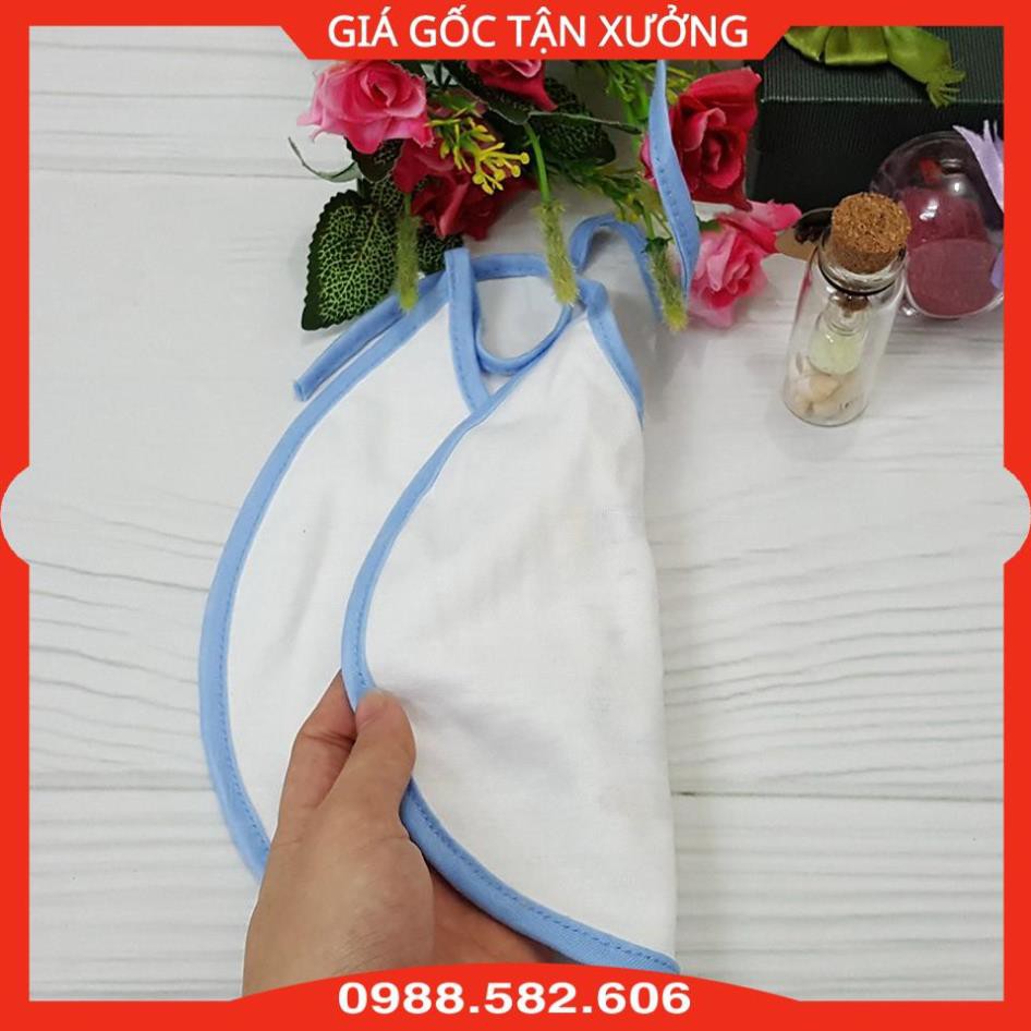 Yếm Sơ Sinh Có Dây Buộc Cho Bé Chất Cotton - BTT00613