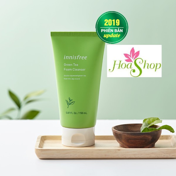 [New 2019] Sữa Rửa Mặt Chiết Xuất Từ Trà Xanh Innisfree Green Tea Foam Cleanser 150ml