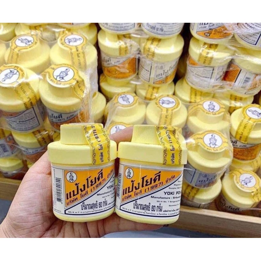 Phấn Rôm Khử Mùi Hôi Chân, Giày YOKI POWDER 35g - Thái Lan ĐẢM BẢO HIỆU QUẢ 100% | BigBuy360 - bigbuy360.vn