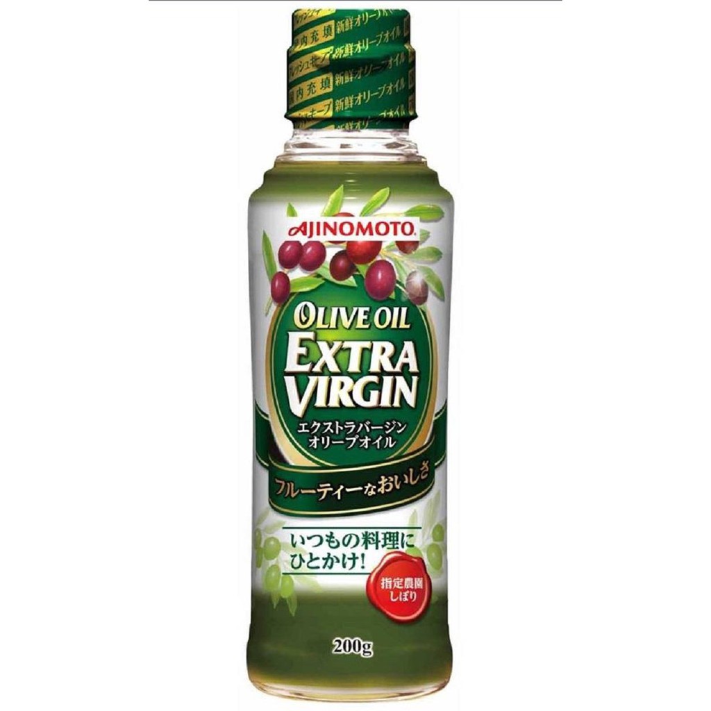 Dầu Olive Extra Virgin Ajinomoto 200g Nhật Bản DATE 2022