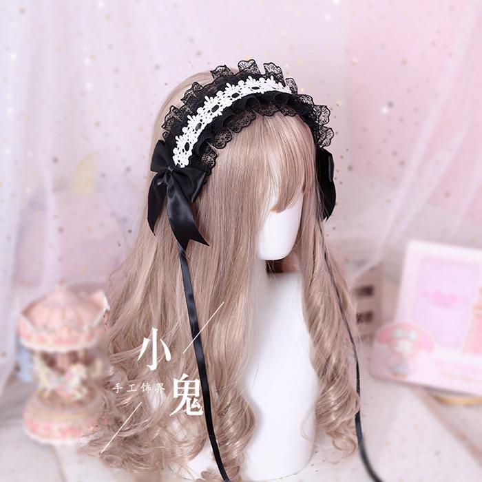 Băng đô ren hoa phong cách lolita xinh xắn đáng yêu