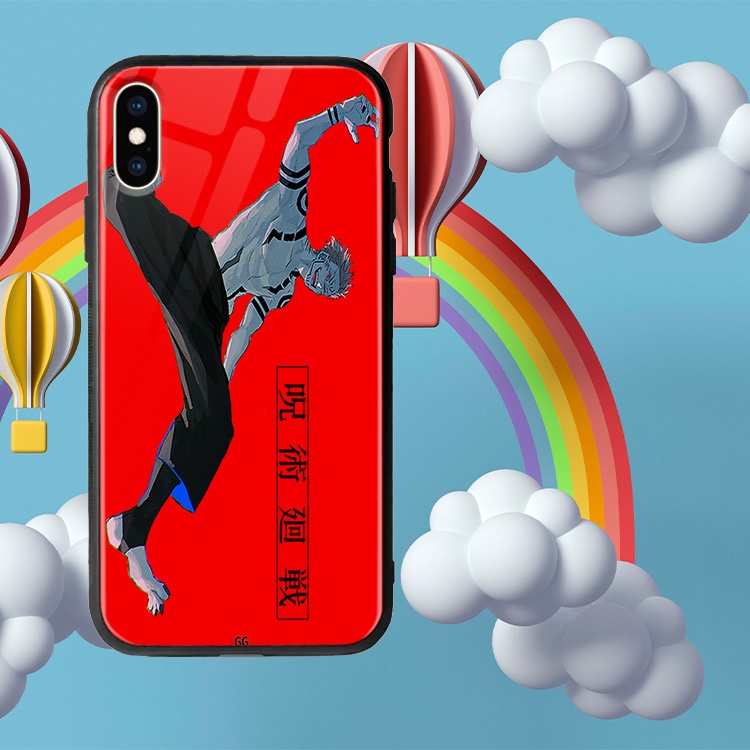 Ốp Lưng Đôi Hình Quái vật Jujutsu Kaisen Độc Đẹp SATIVE Cho Iphone 7/8/Se/7Plus/8Plus/X/Xs/Xr/Xsmax/12/11Pro/11Promax