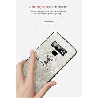 Ốp điện thoại dập họa tiết sừng hươu phong cách vintage cho Samsung Galaxy S7 S7 Edge S8 S8 Plus S9 S9 Plus