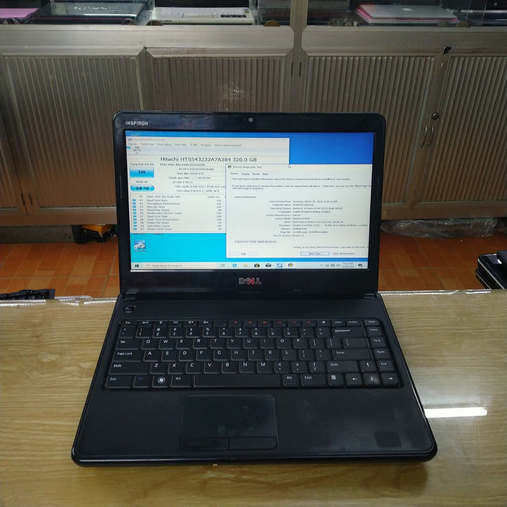 Laptop dell n4030 core i3 m380 4 CPU x2.5 , RAM 2GB ổ 320gb máy đẹp pin tốt | BigBuy360 - bigbuy360.vn
