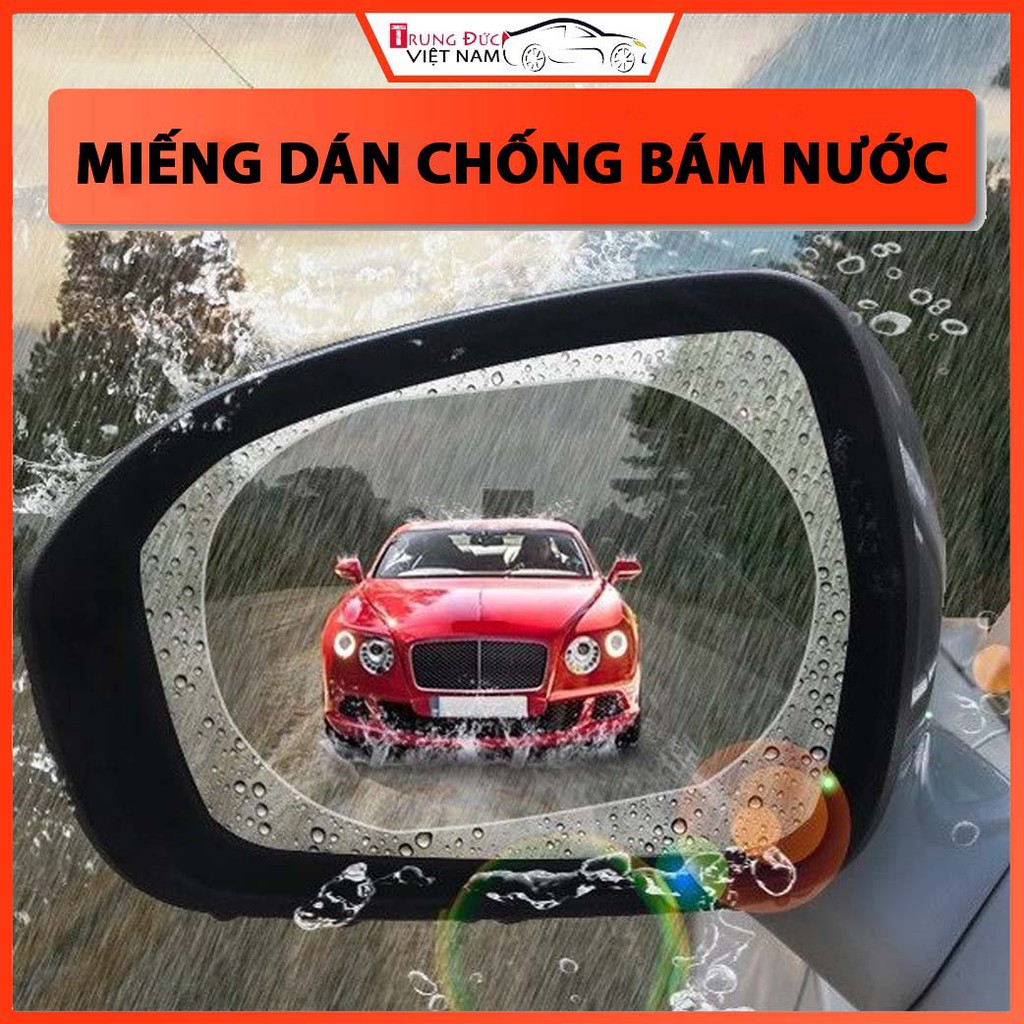 Miếng Dán Gương Chống Nước, Chống Lóa Cho Gương Xe Ô tô, giúp tăng tầm nhìn cho xế yêu - Trung Đức VN