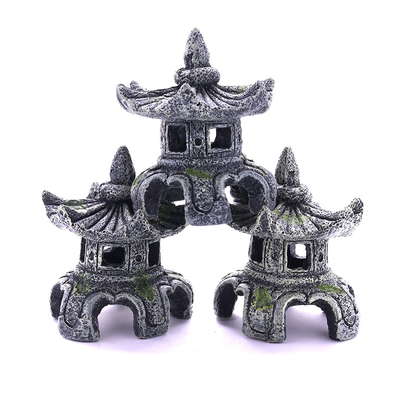 Đèn Trang Trí Bể Cá Bằng Nhựa resin Phong Cách Trung Hoa Mới