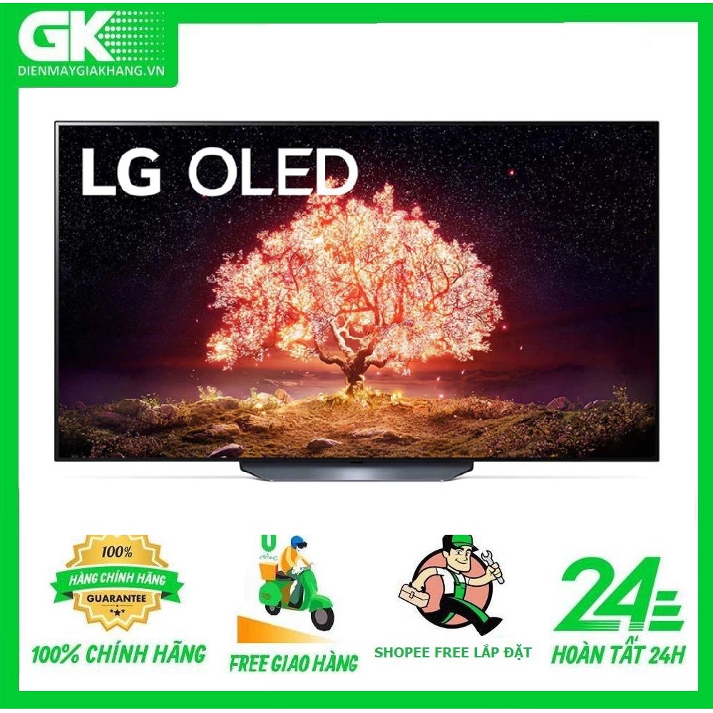 65B1PTA   - MIỄN PHÍ CÔNG LẮP ĐẶT -Smart Tivi OLED LG 4K 65 inch 65B1PTA Mới 2021