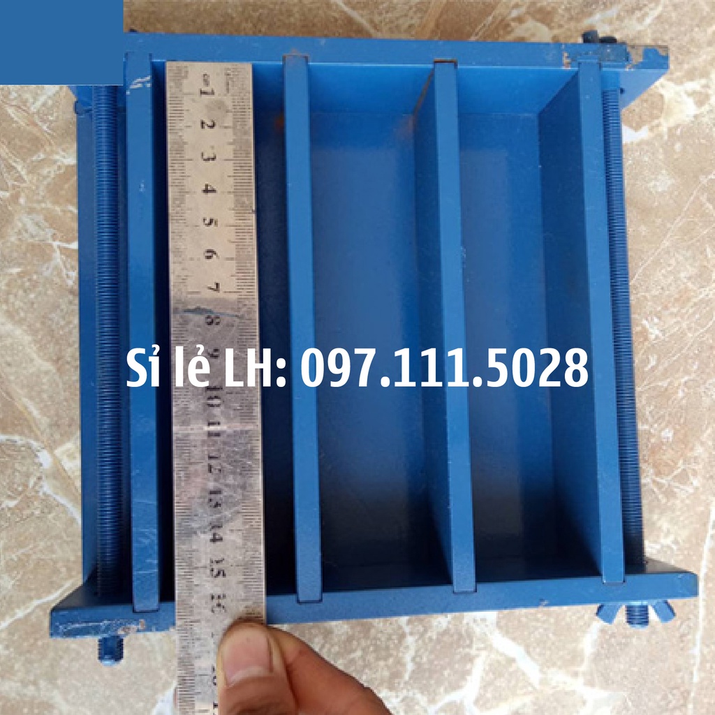 Khuôn đúc mẫu vữa xi măng 40x40x160mm bằng thép