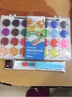 Màu nước simbalion 28m(tặng kèm bút warter brush)