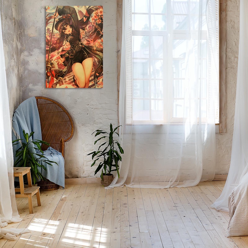 Tmdbyx Áp Phích Treo Tường Trang Trí Hình Anime Genshin Impact