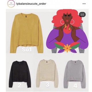 Áo len HM 0902518 +2% shopee