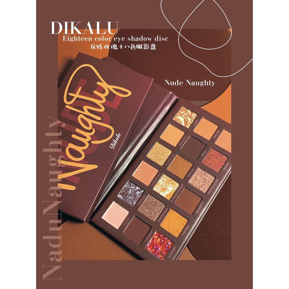 BẢNG PHẤN MẮT 18 Ô DIKAU NAUGHTY SANG CHẢNH THỜI THƯỢNG E119 | BigBuy360 - bigbuy360.vn