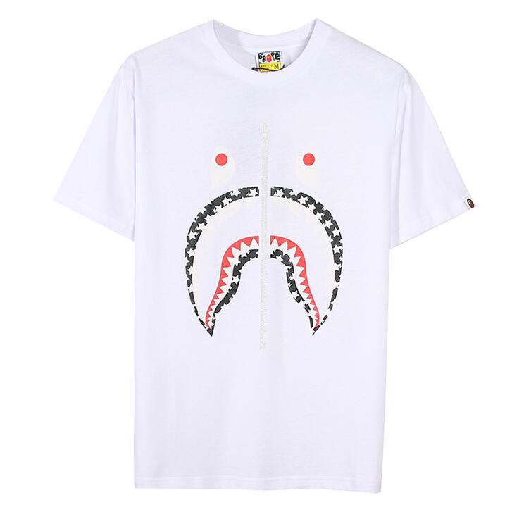 Áo Thun Cotton Tay Ngắn In Họa Tiết Bape Thời Trang Cho Nam Và Nữ