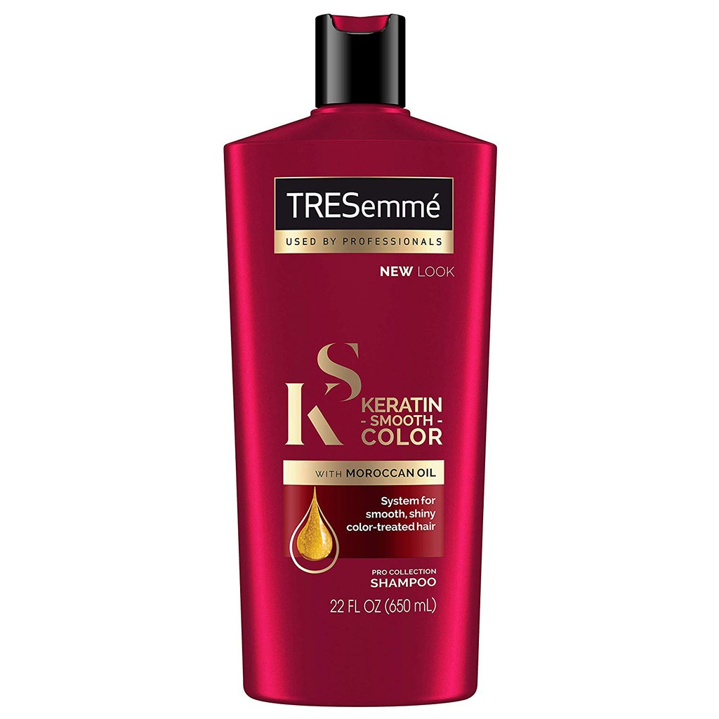 Dầu gội chuyên nghiệp dành cho tóc nhuộm Tresemme Expert Selection Keratin Smooth Color Shampoo 650ml (Mỹ)