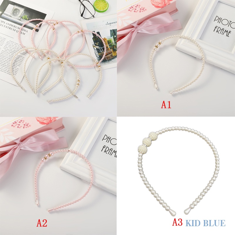 Băng Đô Công Chúa Đính Đá Và Ngọc Trai Cho Bé Gái