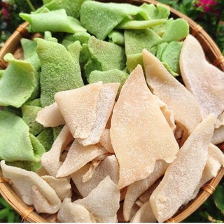 Mứt dừa non mix 2 vị 500g ( lá dứa, sữa)