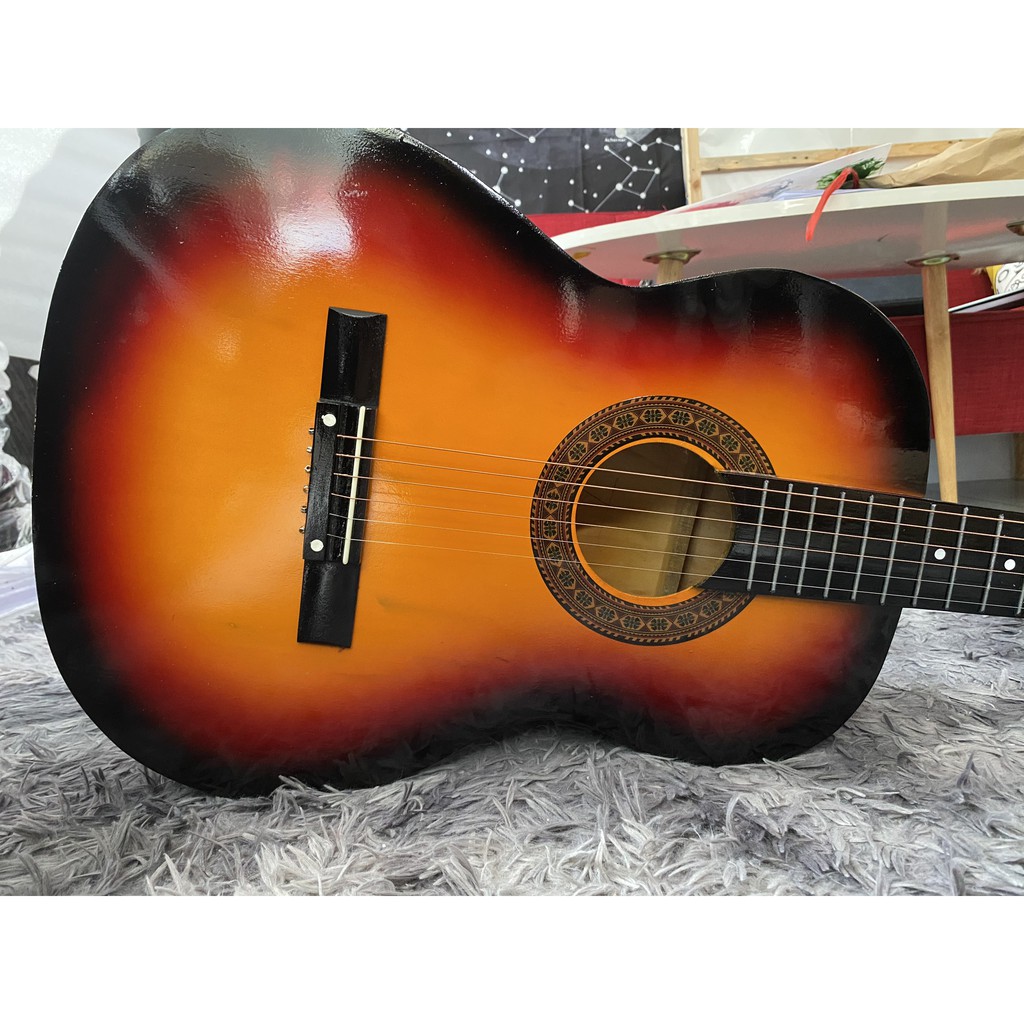 Đàn Guitar Classic S54 tập chơi mới học mặt gỗ thông full phụ kiện giá rẻ