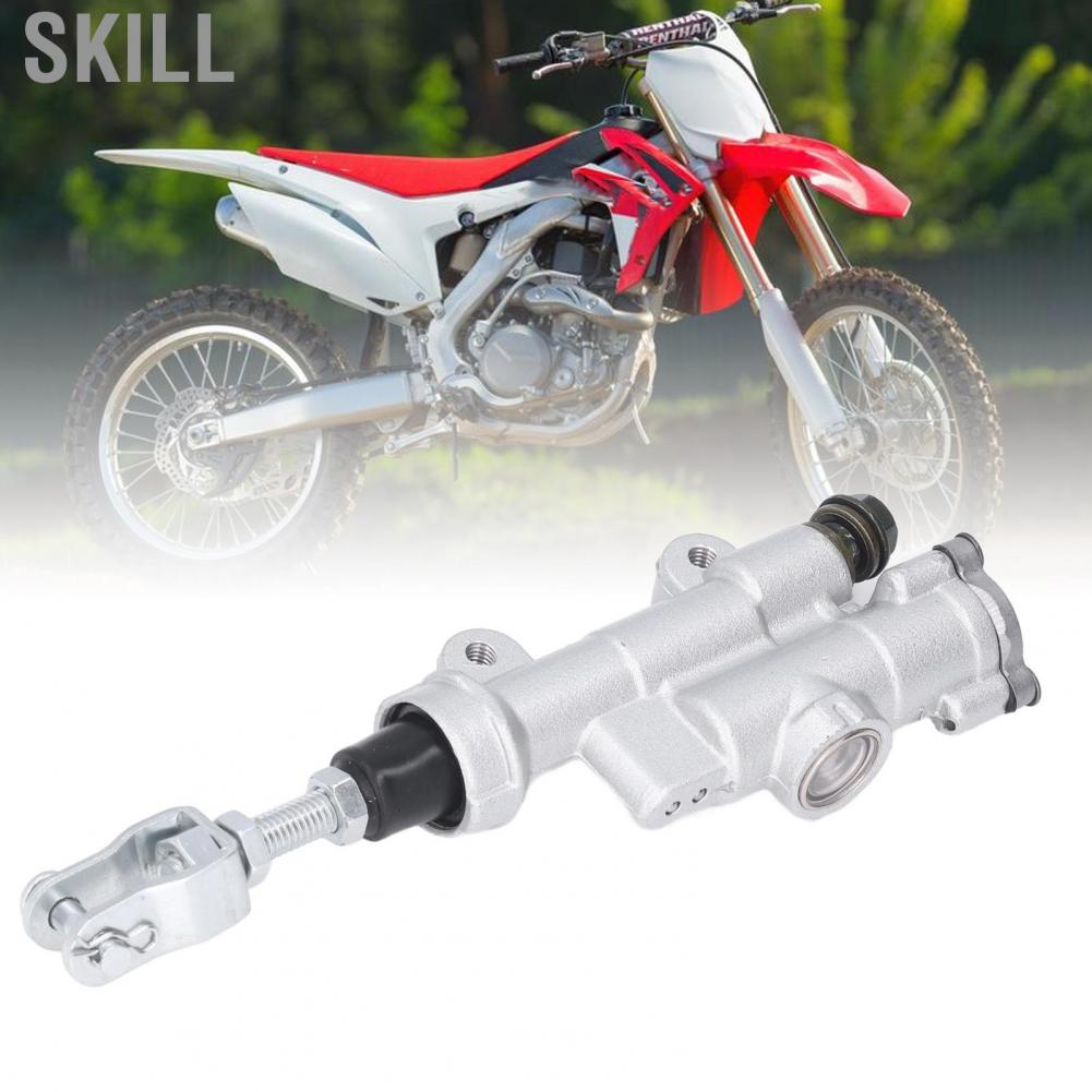 Skill Rear Foot Brake Master Cylinder Pump Sturdy Replacement for CR125R CR250R CRF250R CRF250X