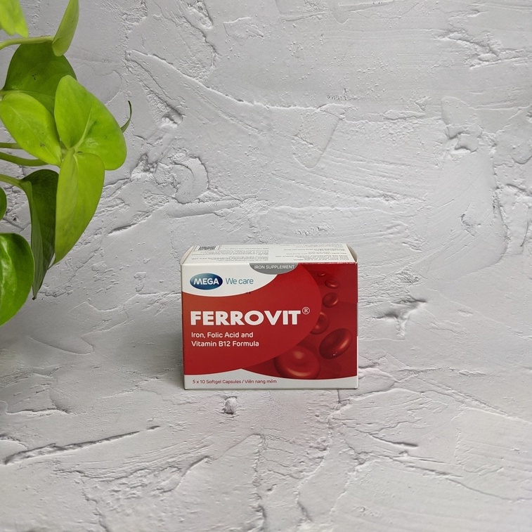 Viên Uống Ferrovit Bổ Sung Sắt, Acid Folic và Vitamin B12