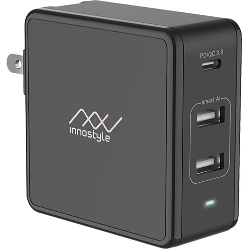 Sạc đa cổng Innostyle Gomax Plus 2USB 1Type-C PD73W IC73-3PD - Hàng chính hãng