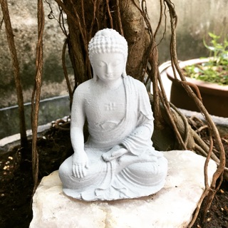 Tượng Phật trang trí hồ thuỷ sinh hồ bán cạn tiểu cảnh