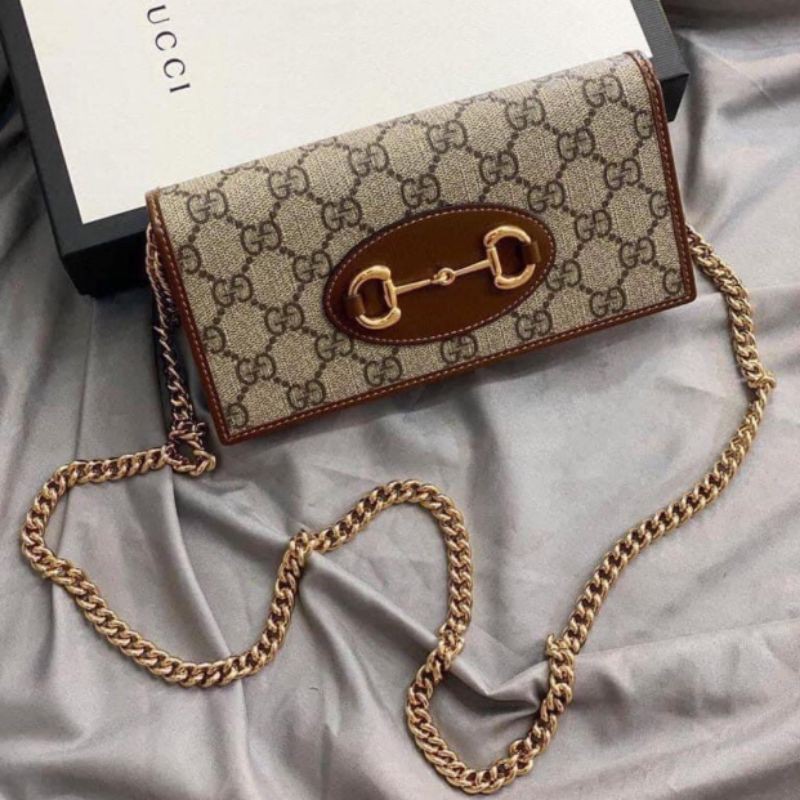 Túi xách nữ G/C horsebit sz19cm cực xinh fullbox túi vải hãng