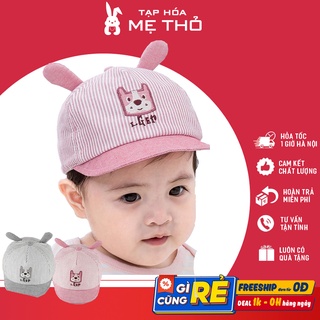 Mũ lưỡi trai tai thỏ dễ thương cho bé