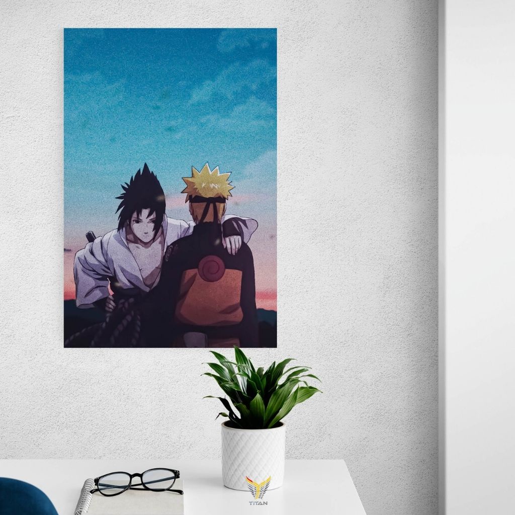 Tranh dán tường poster Naruto , chất liệu Decal, decor trang trí nhà cửa, nhiều size