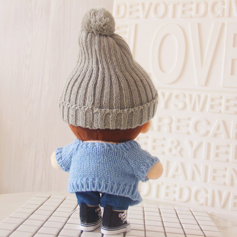 Búp Bê Nhồi Bông Kiểu Bts Exo 20cm Dễ Thương Xinh Xắn